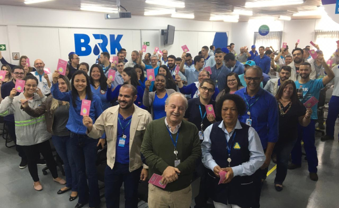 PROFISSIONAIS DA SANTA CASA DE MAUÁ PARTICIPAM DE EVENTO NA BRK