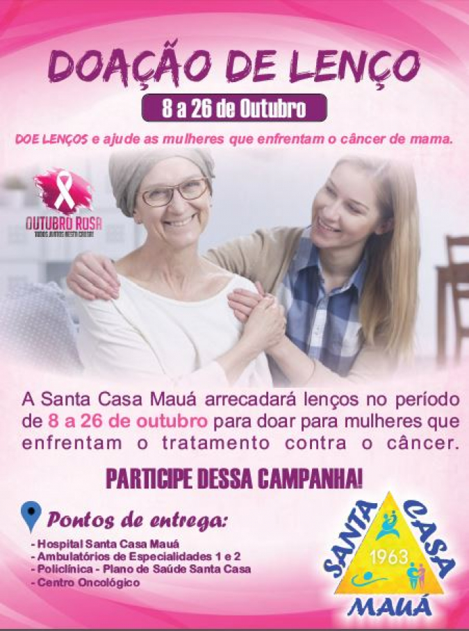 Santa Casa de Mauá promove ações para conscientização sobre o câncer em mulheres